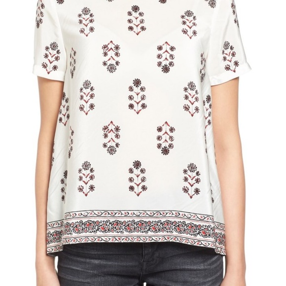 Madewell Silk floral top - size S - Picture 2 of 8